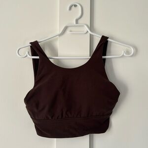 LULULEMON Align High-Neck Bra in Espresso (size 6)